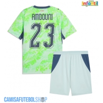 Camisa de time de futebol Suíça Zeki Amdouni #23 Replicas 2º Equipamento Infantil Mundo 2026 Manga Curta (+ Calças curtas)
